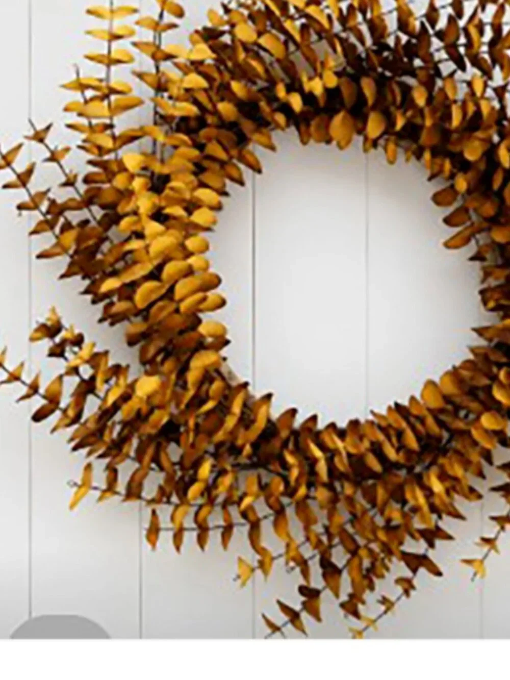NWT Yellow & Brown Fall Wreath 12